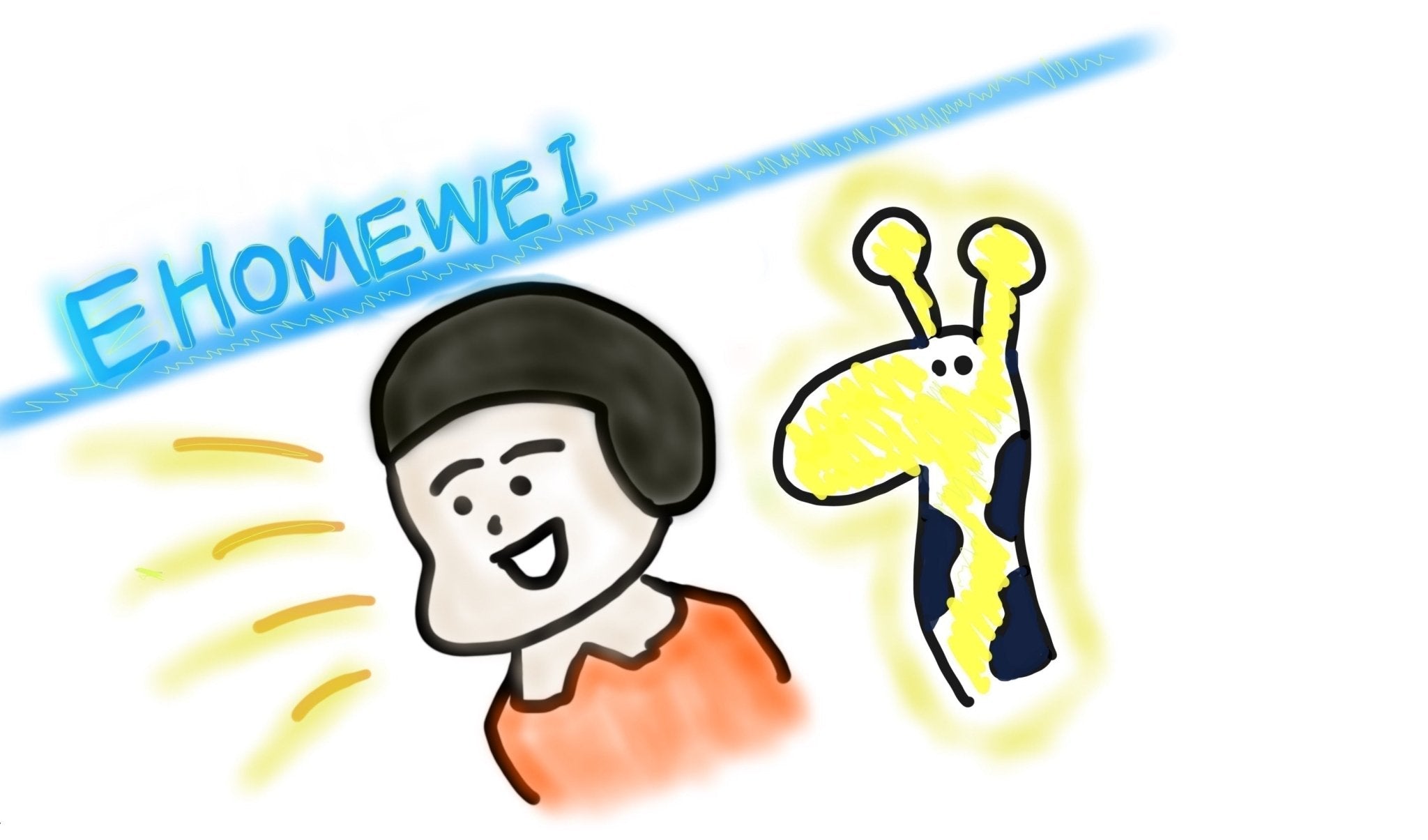 タッチペン使って絵描いてみた