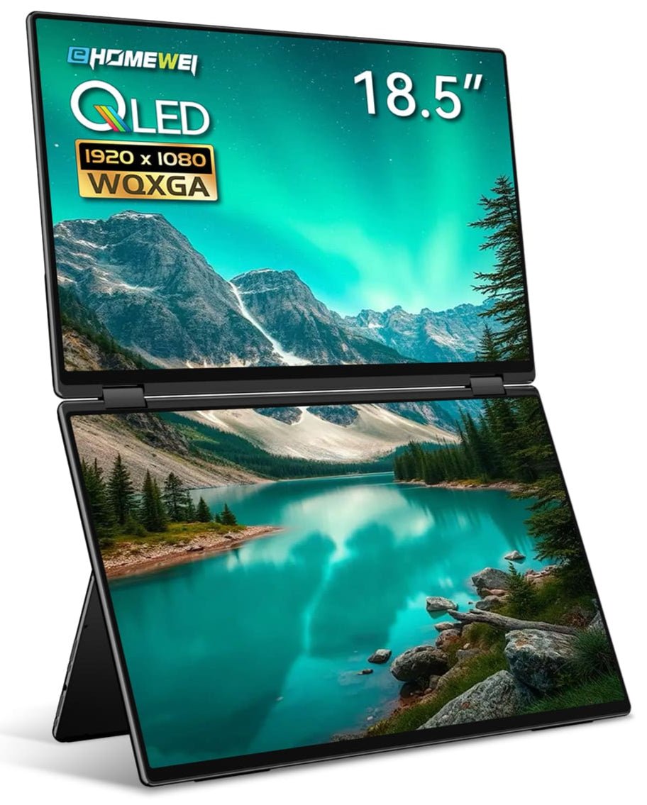 18.5インチ デュアルモニター 1920x1080  100Hz XQG-185NF