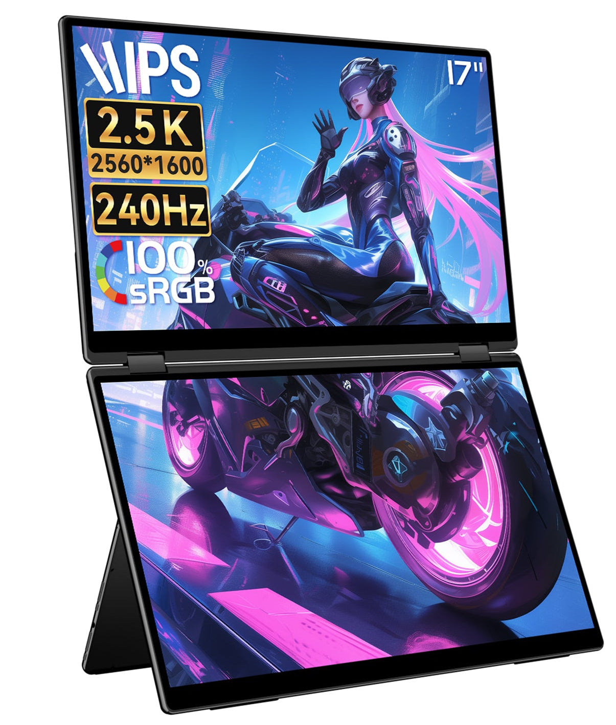 17インチ デュアルモニター 2560×1600 240Hz XPHG-170NW