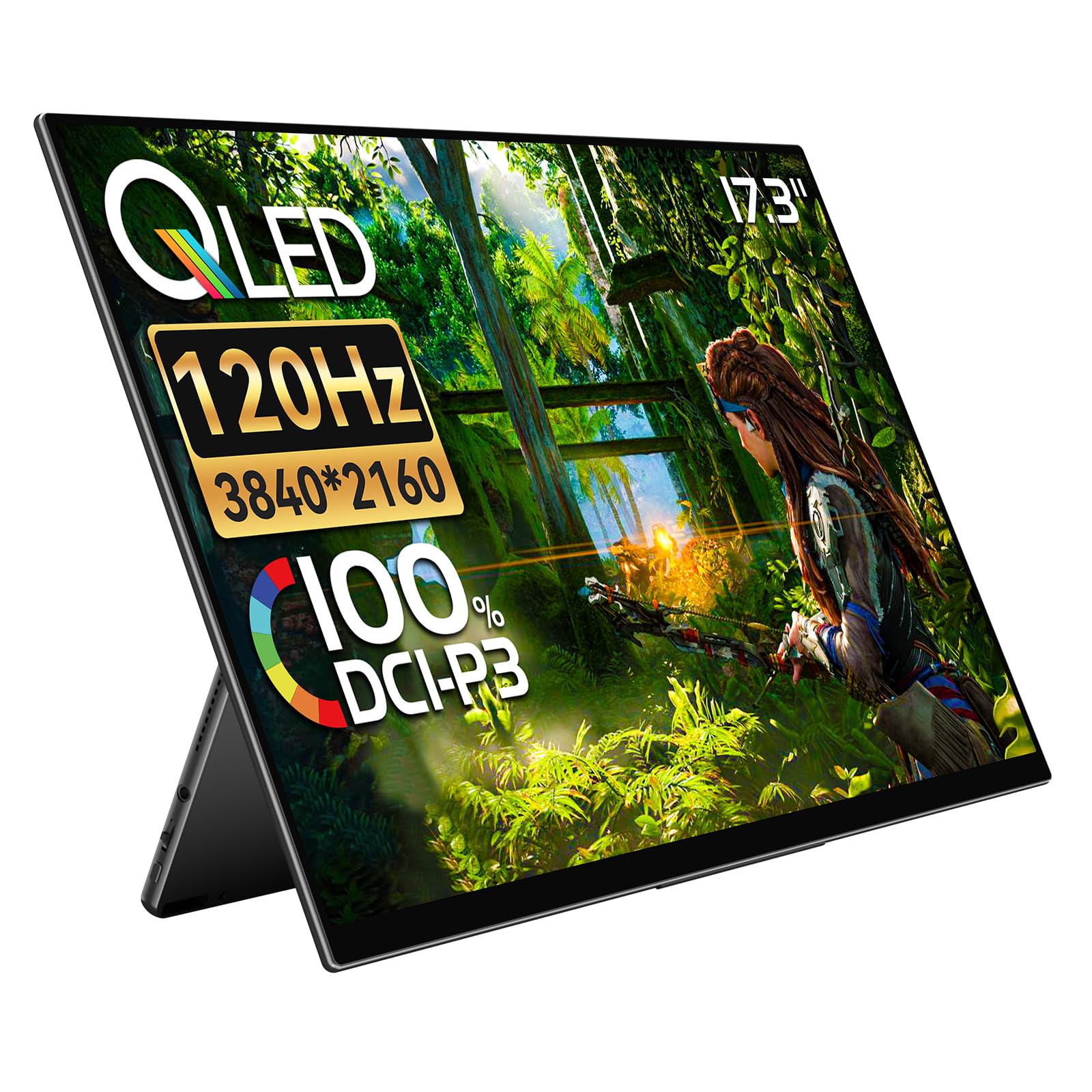 【ハイエンドモデル】17.3インチ  3840*2160  120Hz  RQG-173NU