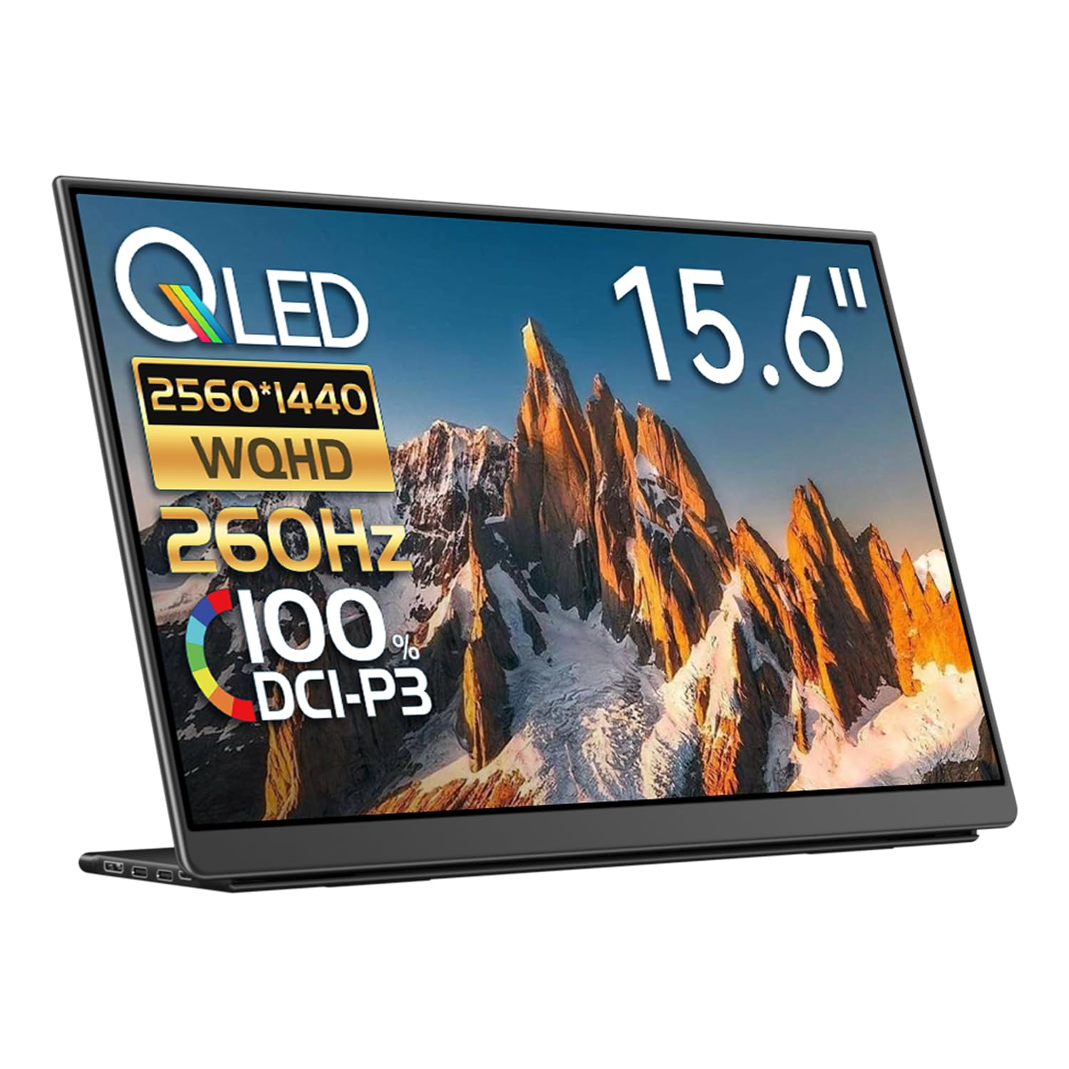 15.6インチ 2560*1440 260Hz  LQHG-156NW【Switch2ケーブル1本接続対応】