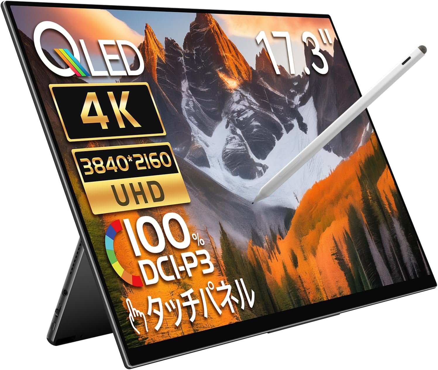 17.3インチ タッチペン対応 3840×2160 60Hz RQ-173PU