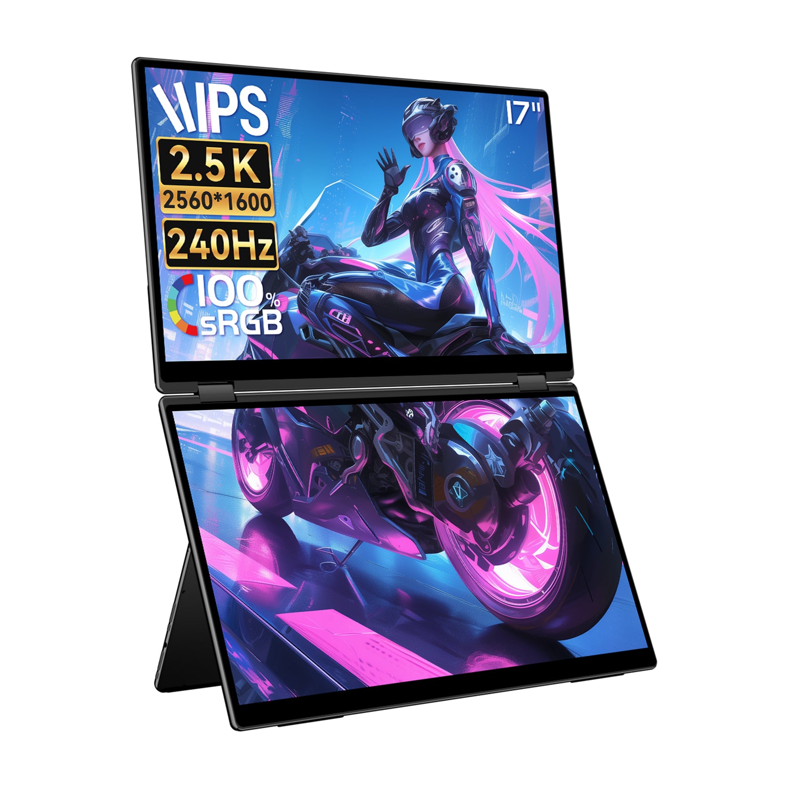 17インチ デュアルモニター 2560×1600 240Hz XPHG-170NW