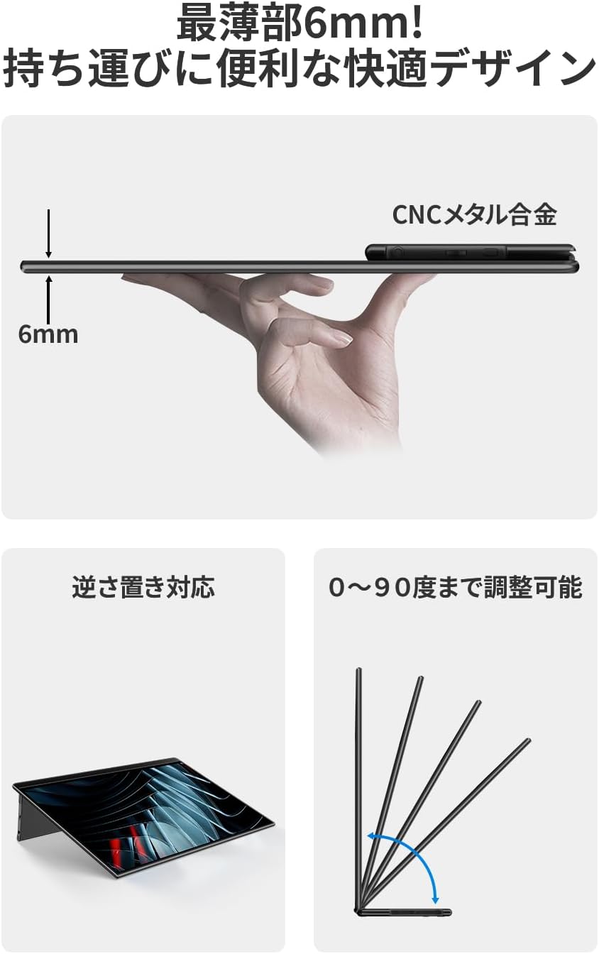16インチ タッチペン対応 2560*1600  60Hz  LQ-160PW/NW