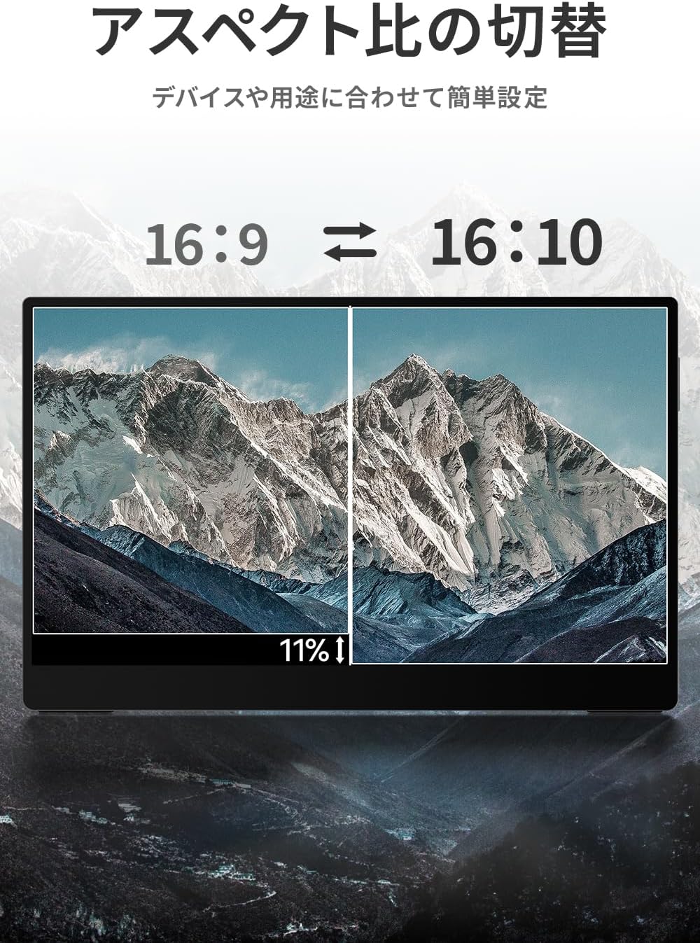 【Sシリーズ人気No.1】15.6インチ タッチパネル対応 2560*1440  144Hz  SP-156TW/NW