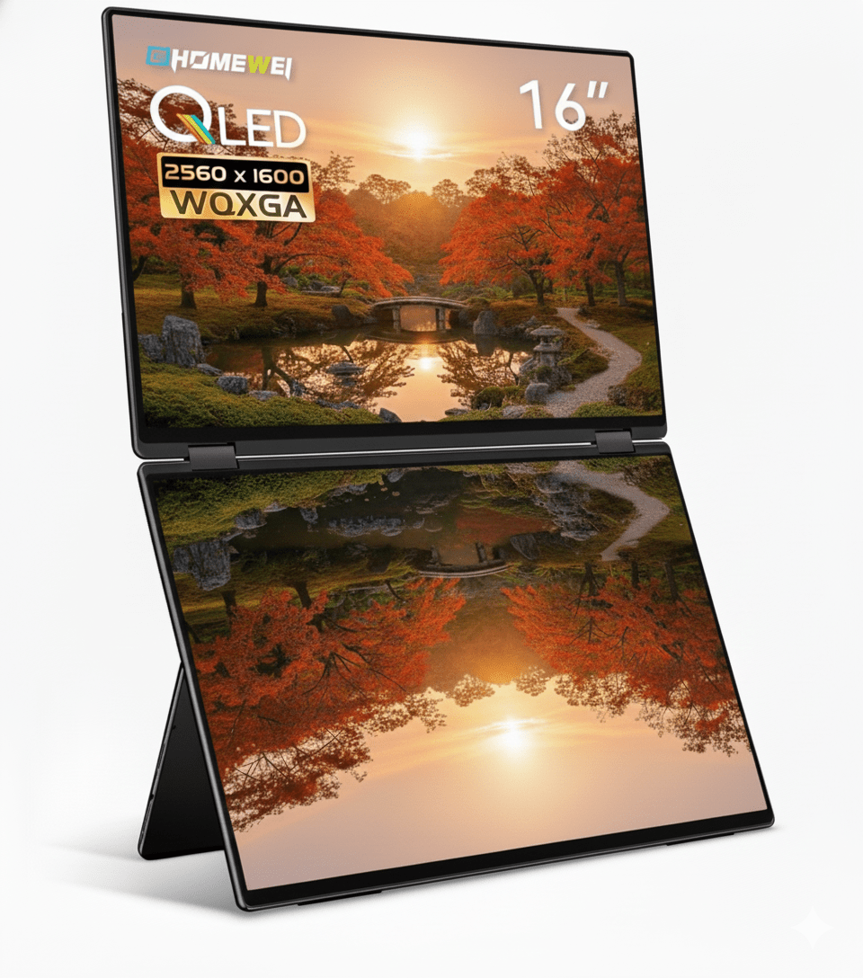 16インチ デュアルモニター タッチペン対応 2560x1600 60Hz XQ-160PW/NW 16インチ デュアルモニター タッチペン対応 2560x1600 60Hz XQ-160PW/NW