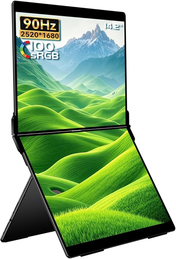 【先行販売10台限定】14.2インチ デュアルモニター 2.5K 90Hz XP-142NW