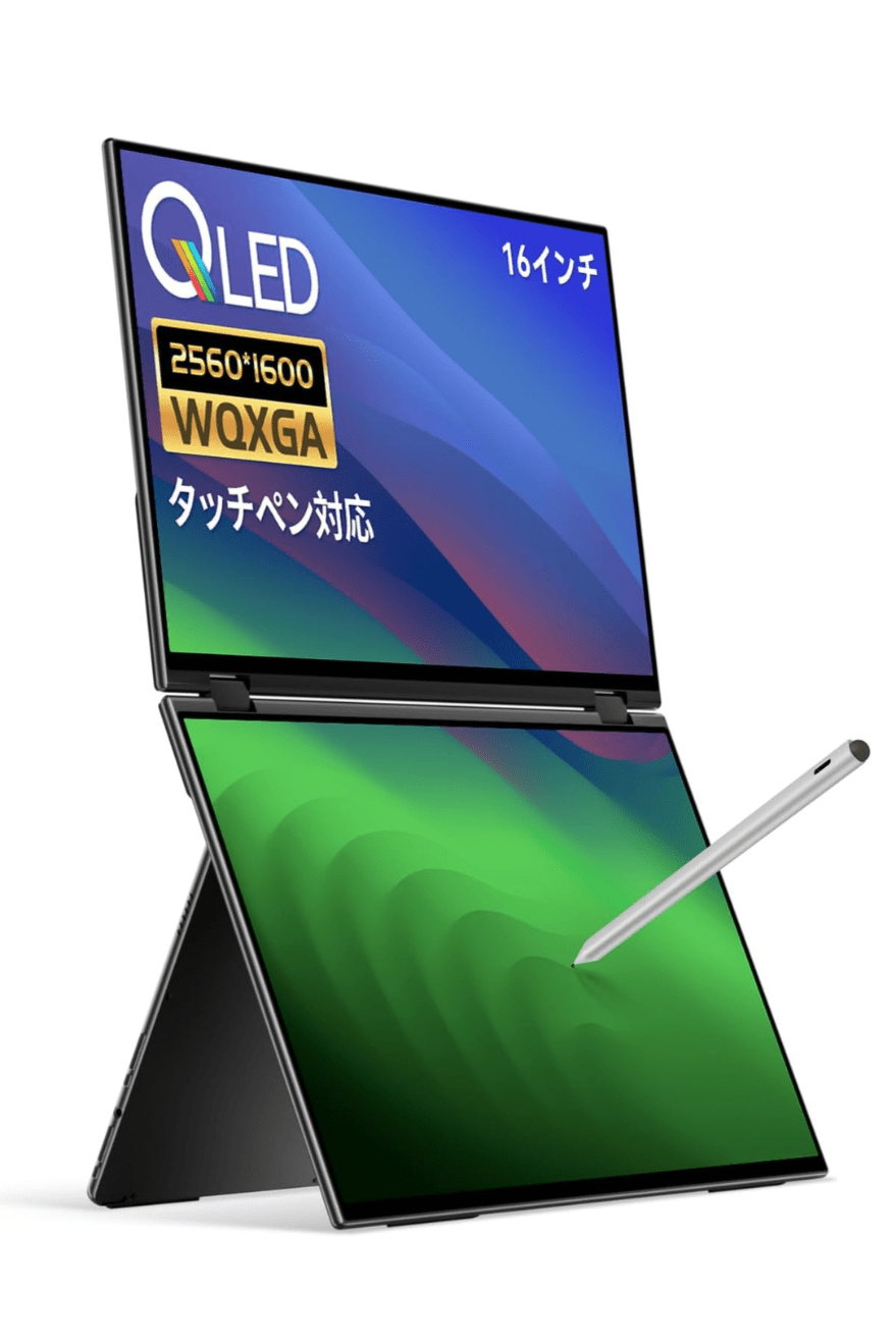 EHOMEWEI モバイルモニター 13.3インチ 有機EL FHD 4K