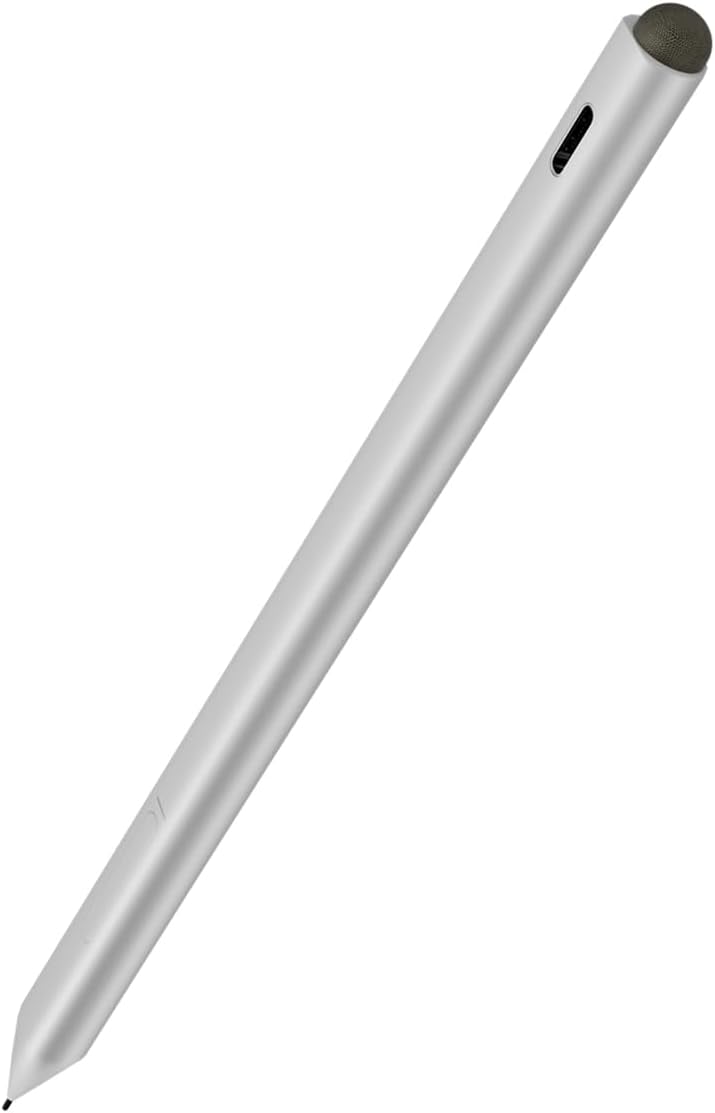 スタイラスタッチペン　4096筆圧対応　傾き検知　ホワイト