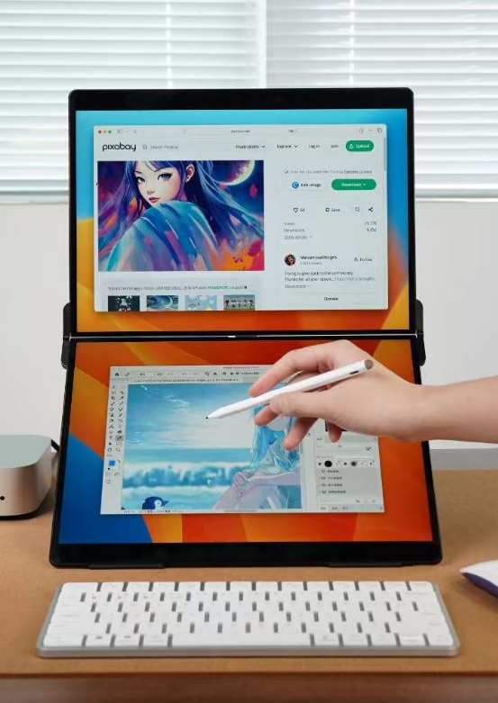 ディスプレイ・モニター本体 EWEI XP-142PW EHOMEWEI モバイルモニター XP-142PW デュアルモニター 2.5K